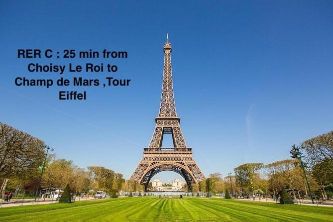 Appartamento Proche Paris, Gare Rer C A 2 Min A Pieds, Notre Dame A 15Min, Parking Prive Et Traveller Awards 2025 Choisy-le-Roi Esterno foto