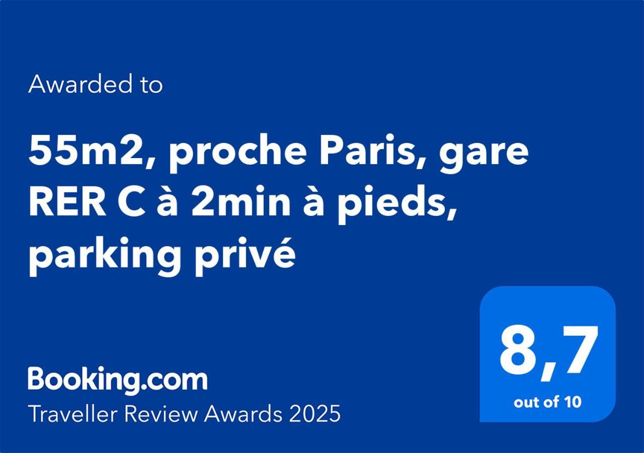 Appartamento Proche Paris, Gare Rer C A 2 Min A Pieds, Notre Dame A 15Min, Parking Prive Et Traveller Awards 2025 Choisy-le-Roi Esterno foto
